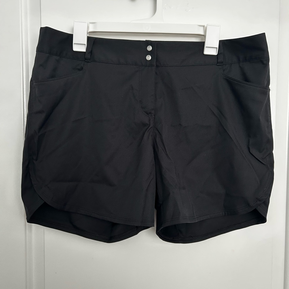 adidas Women's Black Athletic Golf Shorts Size 14